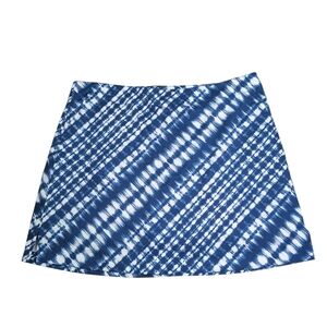 Lady Hagen Skort, Skirt Shorts, Blue White Pattern, Women's 14